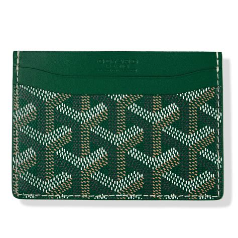 goyard green cardholder|goyard saint sulpice card holder.